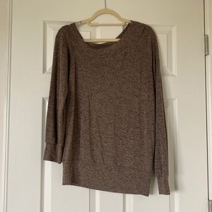 Riller brown long sleeve shirt